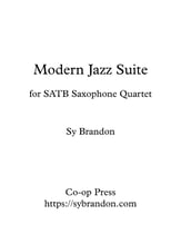 Modern Jazz Suite for Saxophone Quartet P.O.D cover